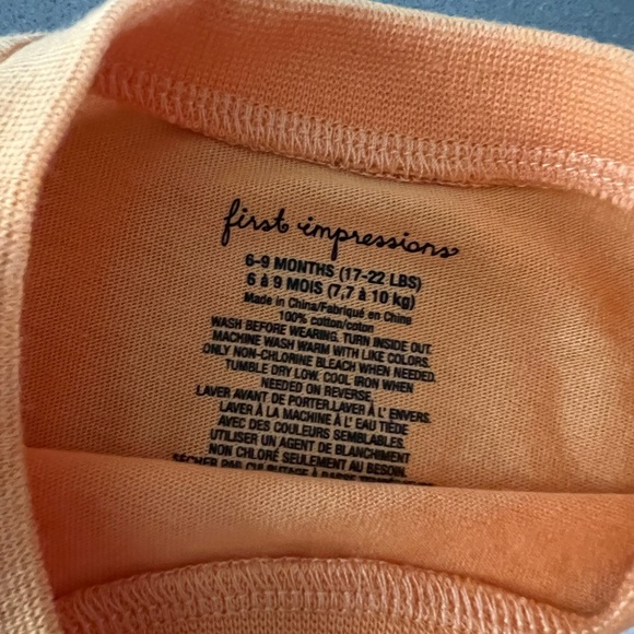 NWT First Impressions long-sleeve tee - Picture 3 of 3